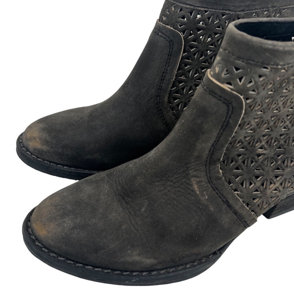 Harley-Davidson Women’s Liam Distressed Motorcycle Bootie Boots - Picture 6 of 14